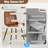 71" Modern Rectangular Dining Table Set-129575162-129575160