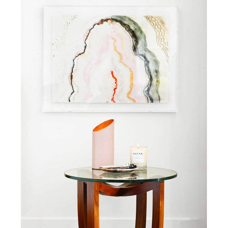 Cotton Candy Agate, White Wood, 60" H x 40" W
