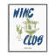 Giclée encadrée par Wine Club Social, design par The Prints Vibe-130759530-130759533