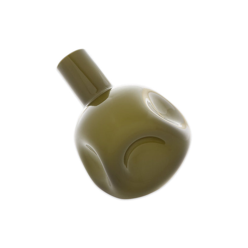 Vase abstrait HUNTER GREEN, Vert