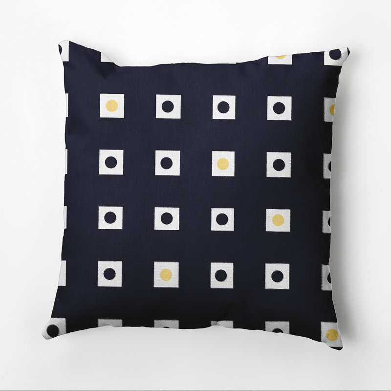 Coastal Calm Pillow Cover & Insert, 20" x 20", Navy