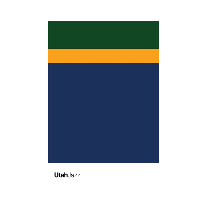 Utah Jazz Basketball by Avesix - Wrapped Canvas Print, 66.04 cm H x 45.72 cm W