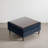 Upholstered Navy Square Tufted Corduroy Flip-Tray Top Storage Ottoman, Single Ottoman Modular Part For Sectional Sofa-1061832496
