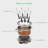 NutriChef 1 Quart Stainless Steel Fondue Set