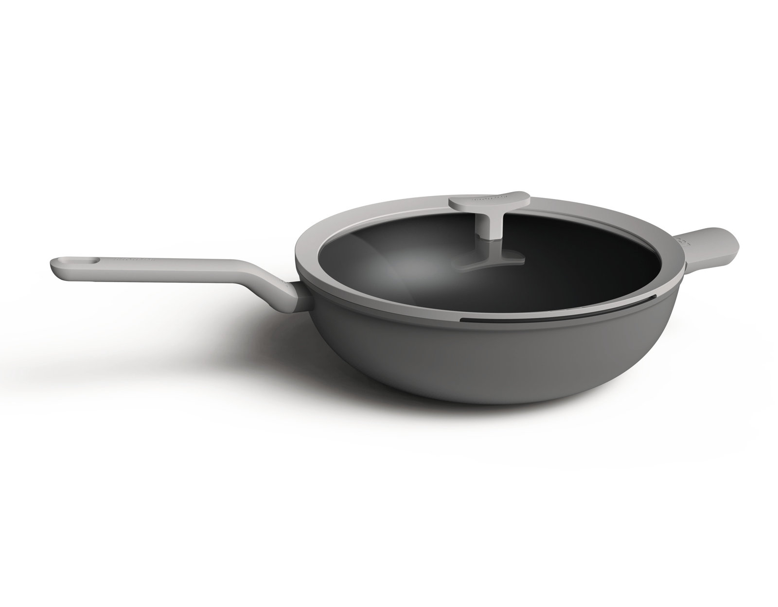 BergHOFF Leo 6.2qt Non-Stick Wok with Glass Lid