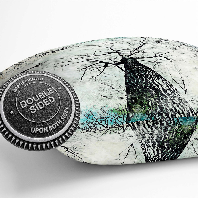 Majestic Trees Cushion with Filling, 55cm H x 55cm W x 20cm D