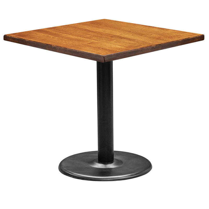 Table de salle à manger carrée en bois massif 36 personnes x 36 po Sophia, Chêne clair