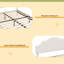 Lit plateforme tapissier avec tête de lit ajustable, rembourré en tissu de lin, lit plateforme de style simple et moderne sans sommier, assemblage facile-1969608964-1969608962