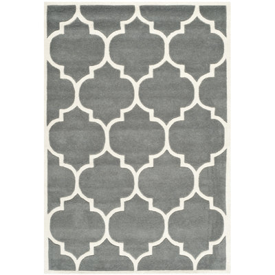 Carolene Hand Tufted Wool Geometric Rug