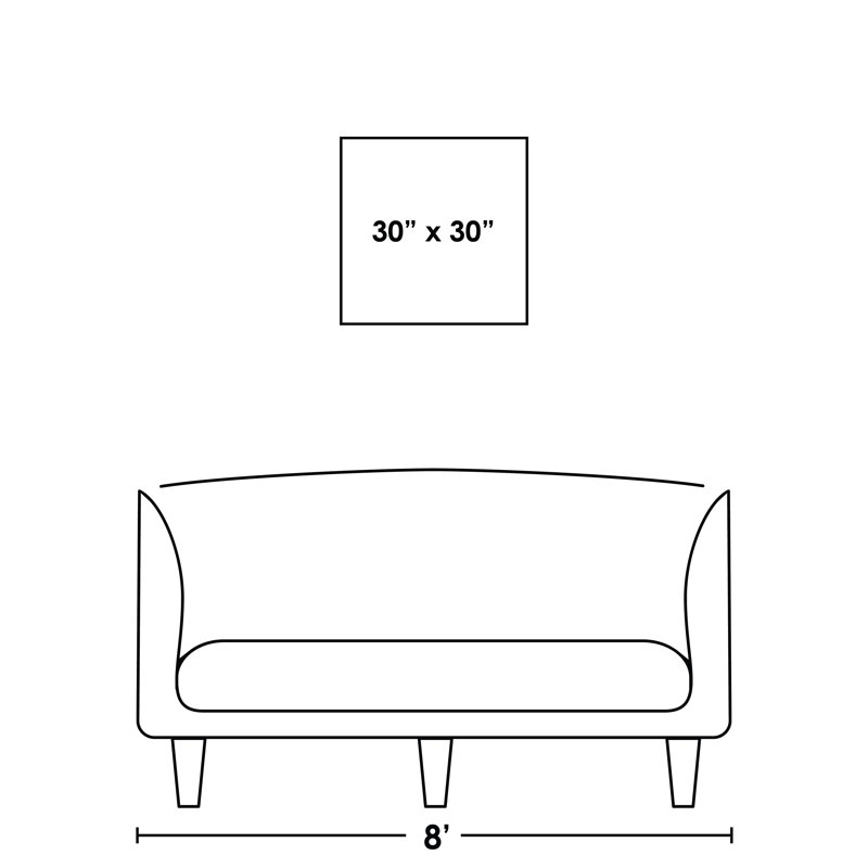 Transient Print by Tessa Houghton, Outdoor, 30" H x 30" W x 1.5" D