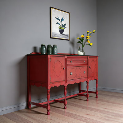 Classical Red Sideboard
