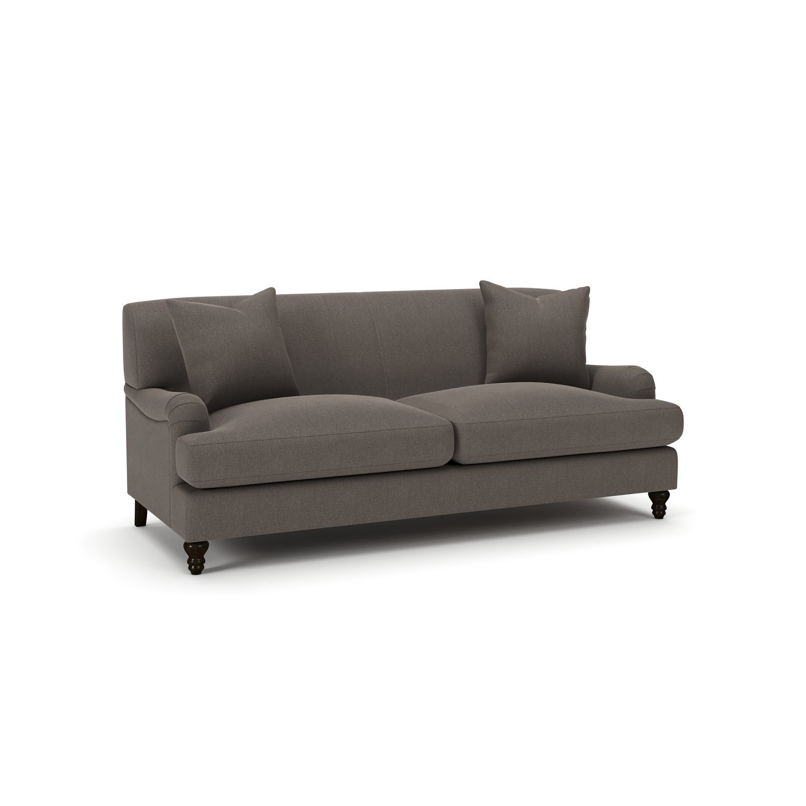Walters 78'' Sofa, Drusky Charcoal Sustain® Basketweave