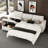 L-Shaped Sleeper Sectional Sofa With Hidden Storage-2086731402