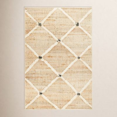 Kali Natural Machine Printed Washable Rug
