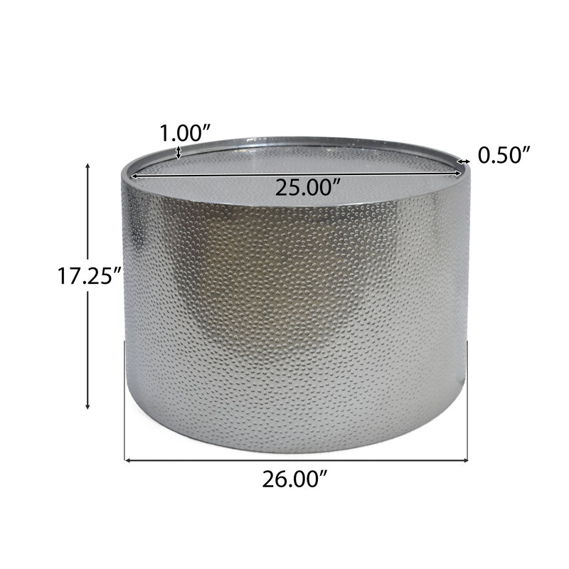 Ensemble de tables basses 3 pièces Smythe, Argent