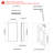 Kevia Surface Medicine Cabinet with Mirror-1639124923-1639124922