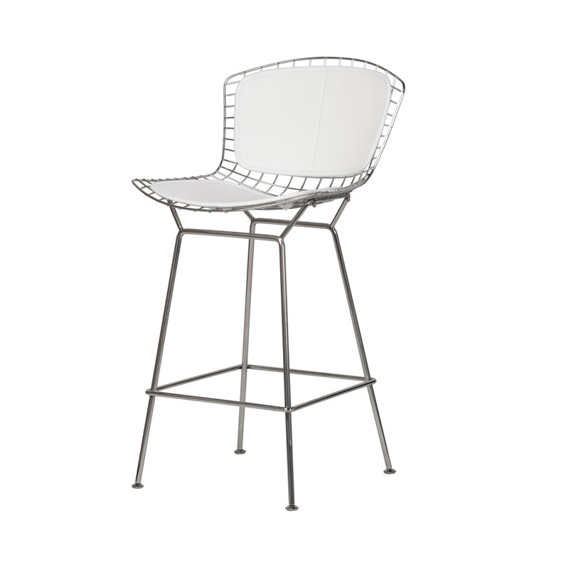 Tabouret de comptoir 26 po Brashears, Chrome