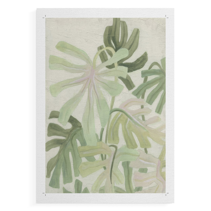 Intertwined Palms II -Canvas Print Only - NOT FRAMED