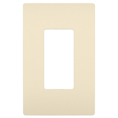 Radiant 1-Gang Decorator Rocker Screwless Wall Plate