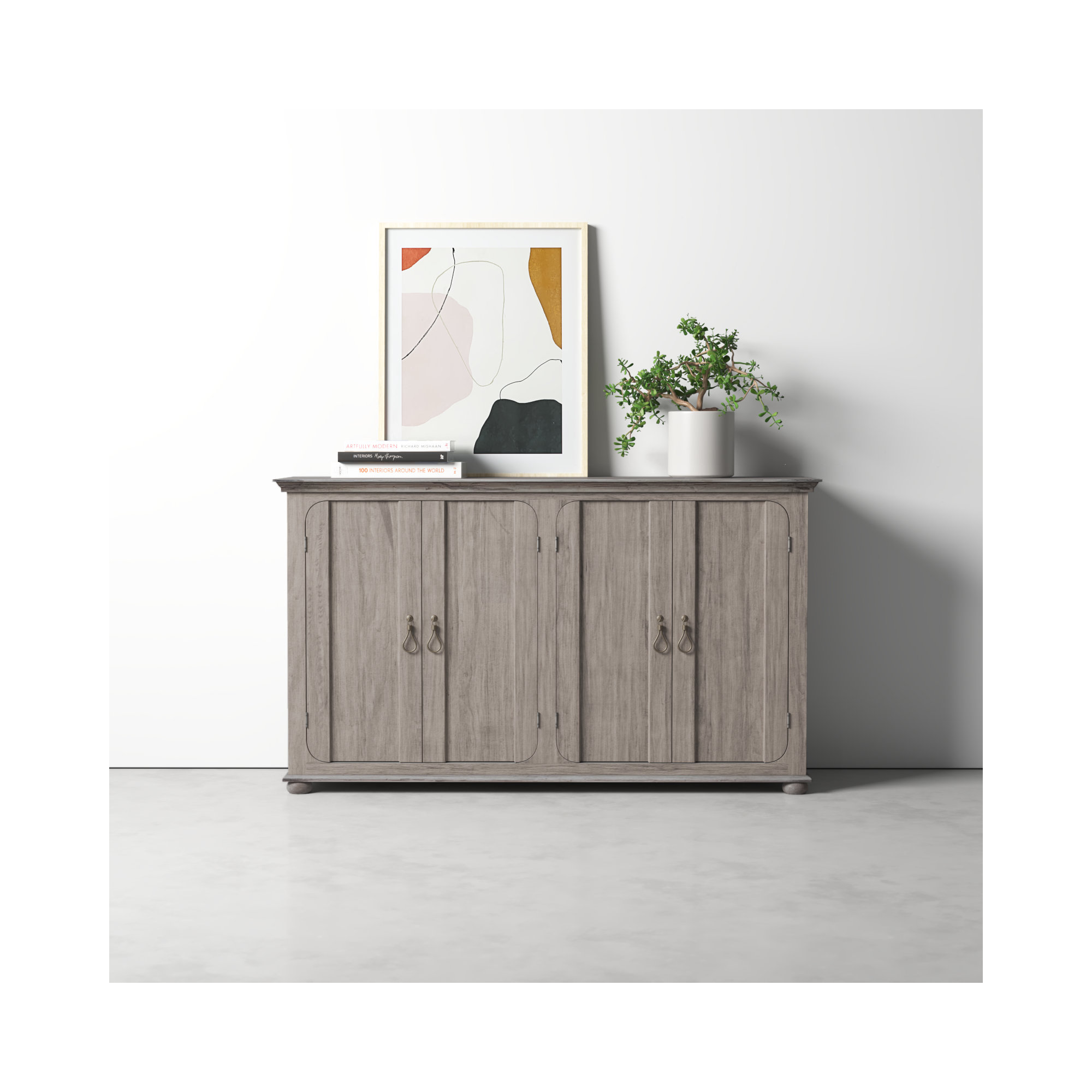 71.5'' Sideboard, White Sea