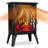  Electric Fireplace Stove Heater With Electronic Temperature Control