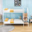 Lit superposé en métal avec garde-robe et escalier de rangement-842259303-842259306