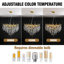 Lustre luxueux en forme de branche d'arbre, lustre en cristal moderne, luminaire suspendu LargeRaindrop (doré)-1685563478
