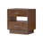 Nance Mid-Century Modern 3-Drawer Nightstand with Hidden Drawer and Built-In Outlets-106884647