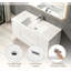 Meuble-lavabo flottant 48 po avec lavabo intégré 48 po - Blanc brillant-1436291952
