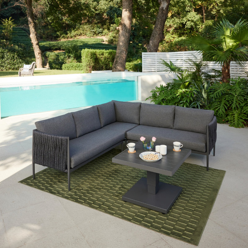 Montrel 5 - Person Garden Lounge Set with Cushions