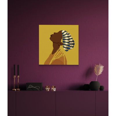 «Diamond - African American Woman» par Ify Ojo, impression sur toile tendue