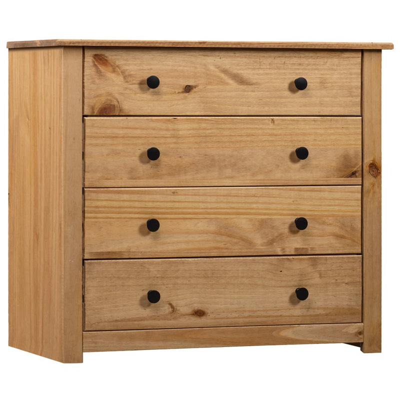 Sideboard Storage Cabinet Drawer for Bedroom Side Cabinet Panama Range, Brown
