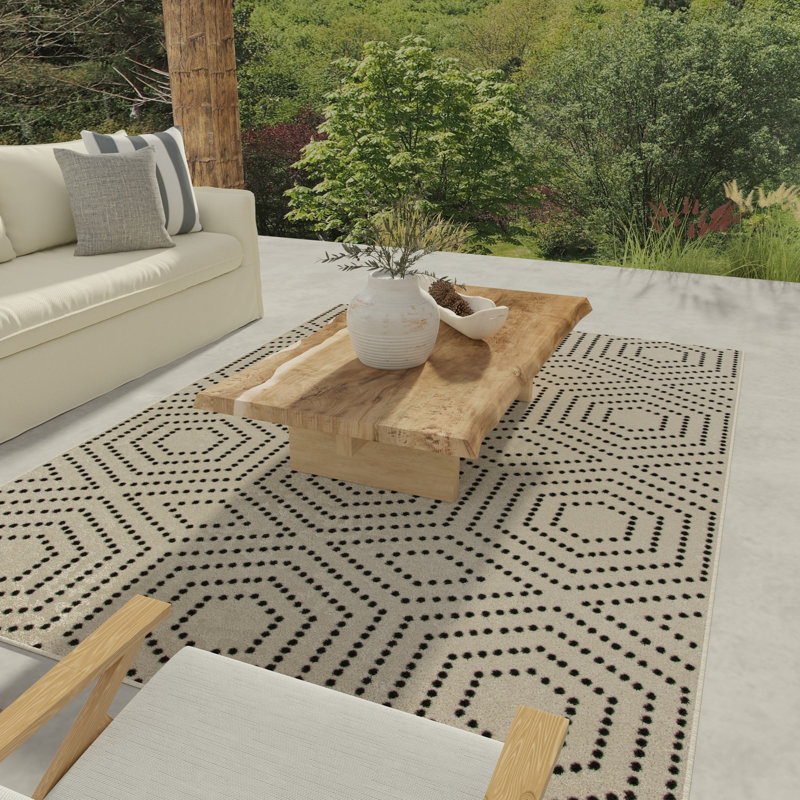 Tapis intérieur/extérieur, Rectangle 2 pi x 2 pi 11 po