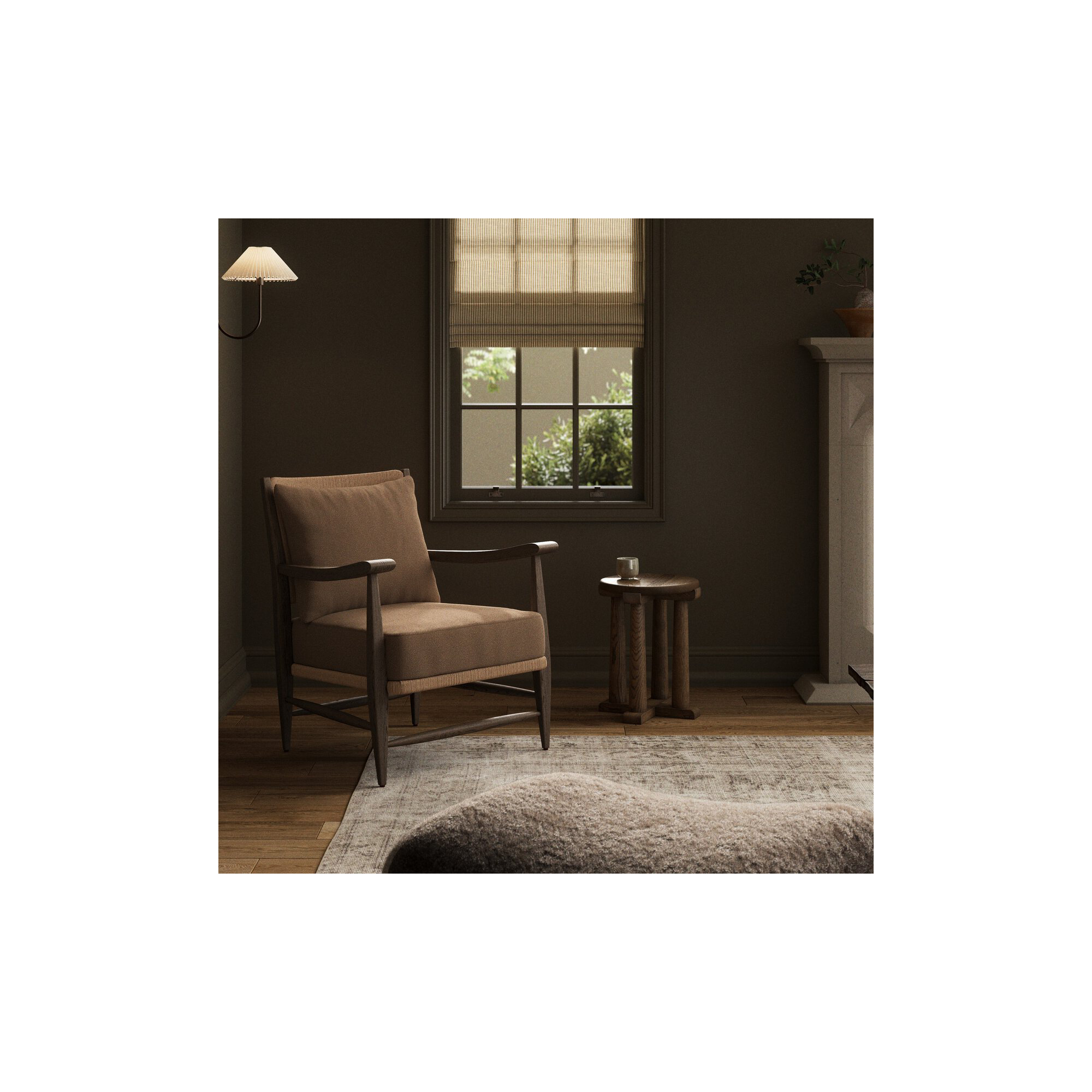 Godfrey Chair, Fawn Oak, Antwerp Cafe