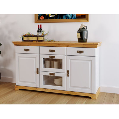 Manwaring 145.3cm Solid Wood Sideboard