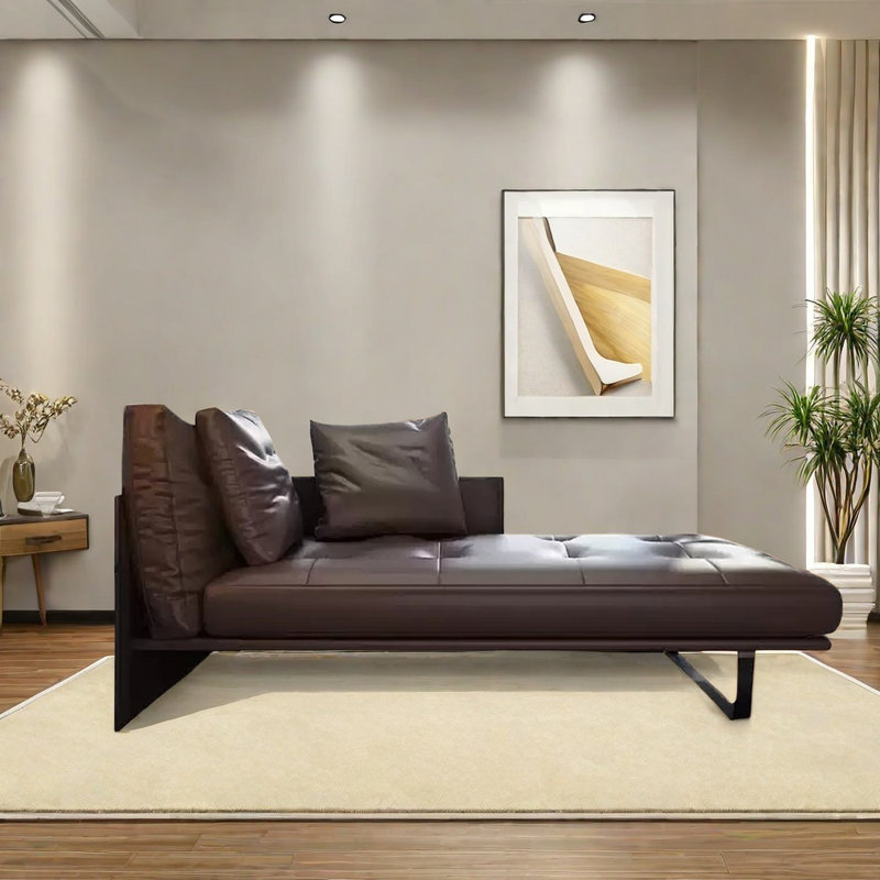 Chaise en bois massif Art Fashion, Orienté à gauche (vu de face), Marron foncé