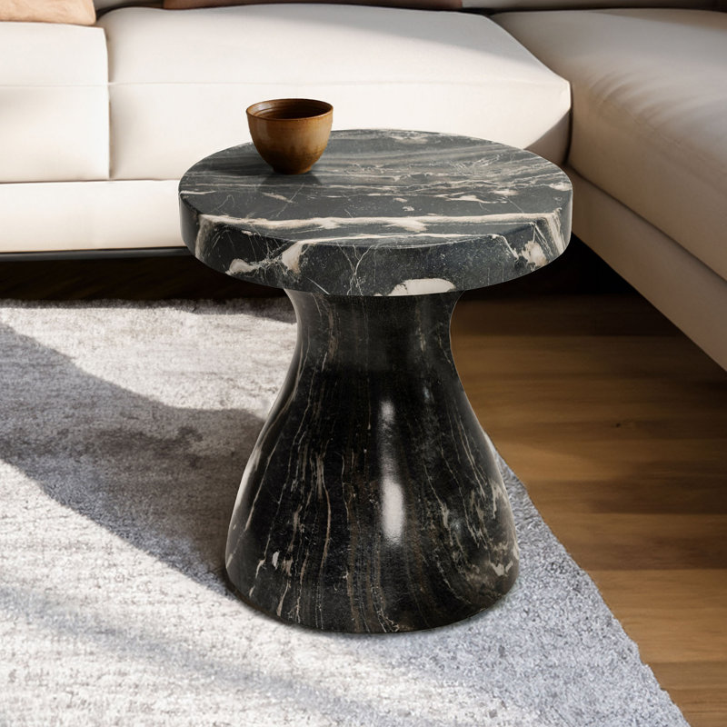 Monia Side Table, Black
