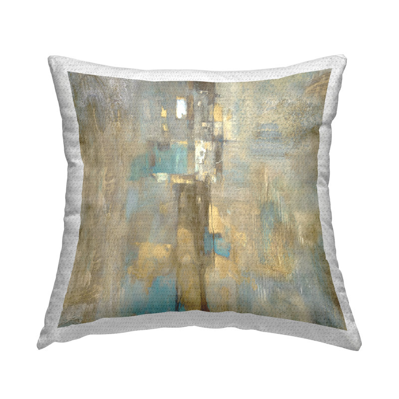 Abstract Outdoor Throw Pillow