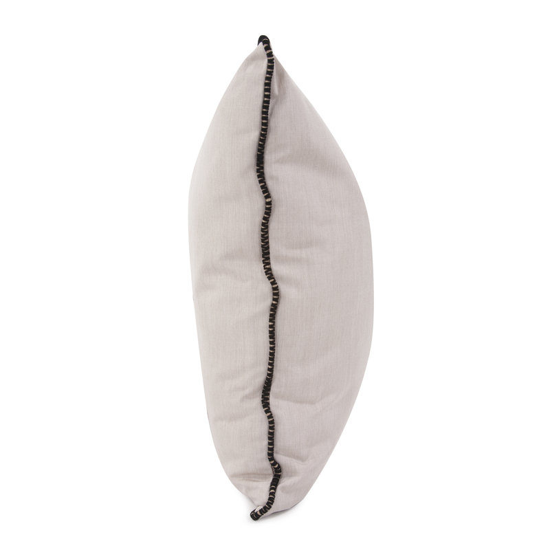 Delijah Square Indoor/Outdoor Pillow Cover & Insert, Seascape Sand, 24" x 24"