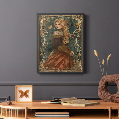 WOMEN Series CCCCXXV - reproduction encadrée de qualité supérieure - prête à être accrochée - aucun clou requis