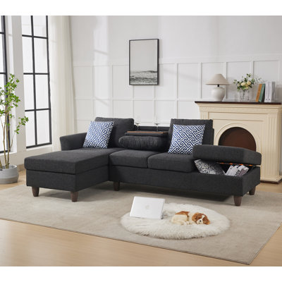 Unités de rangement cachées et coussins décoratifs assortis pour maisons modernes