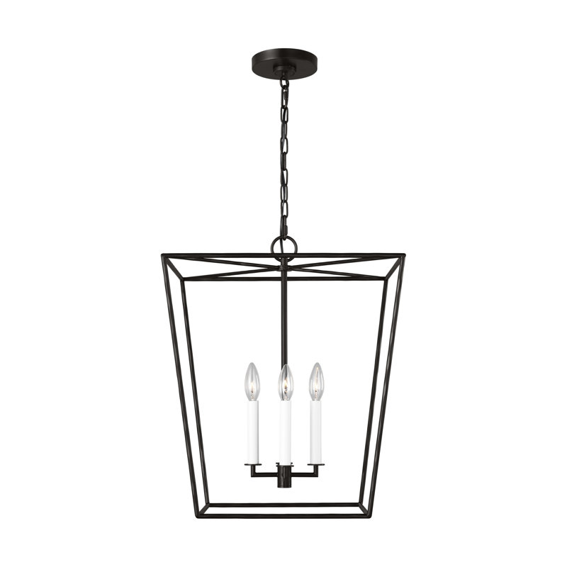 Ellen Degeneres Viota 4 Light Dining Room Entry Hallway Pendant, 88.5" H x 18" W x 18" D, Aged Iron