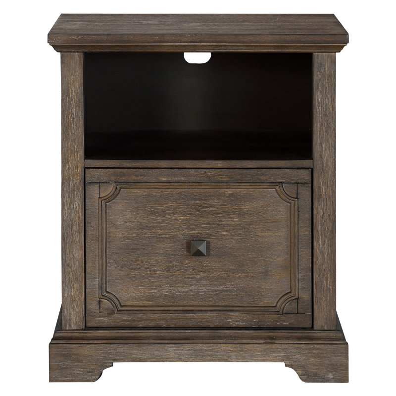 Rustic, Transitional, Office, File Cabinet, Dark Oak Finish, Drawer, Shelf, , Effortless Office Storage, Navigation Convenience