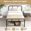 Rangement sous-matelas pour lit simple en métal Latitude Run®-1646118095