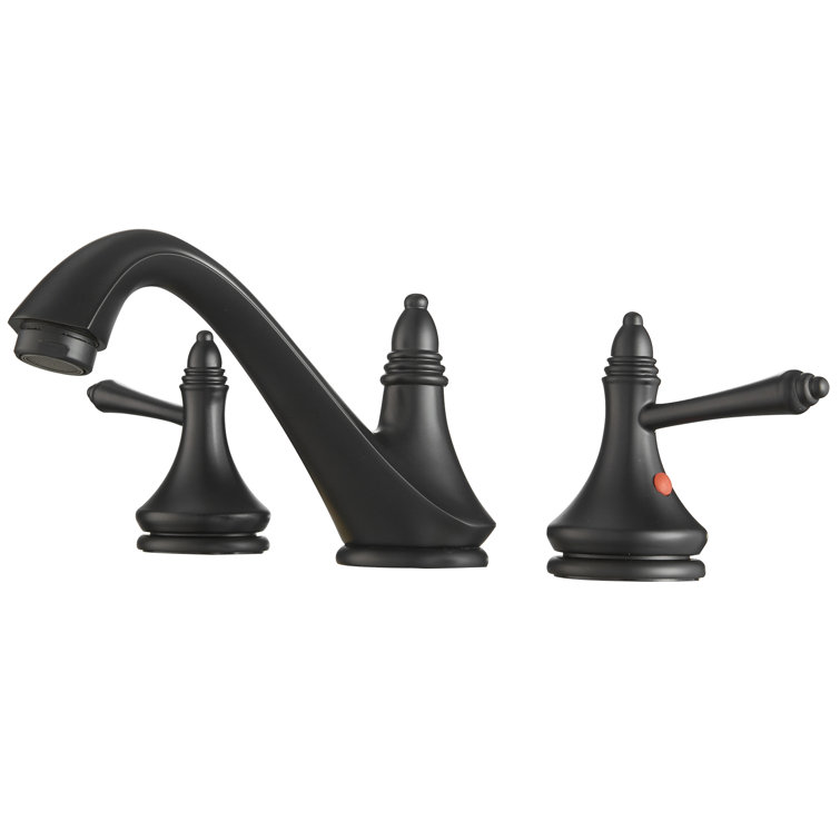 Widespread 2-handle Bathroom Faucet with Drain Assembly