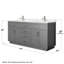 Beckett TK 72'' W Double Vanity-237531872-237531875-237531880