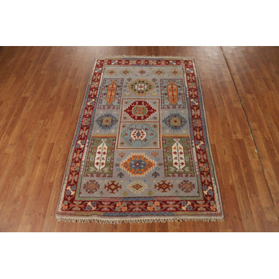 Handmade Traditional Indian Rug 4x6