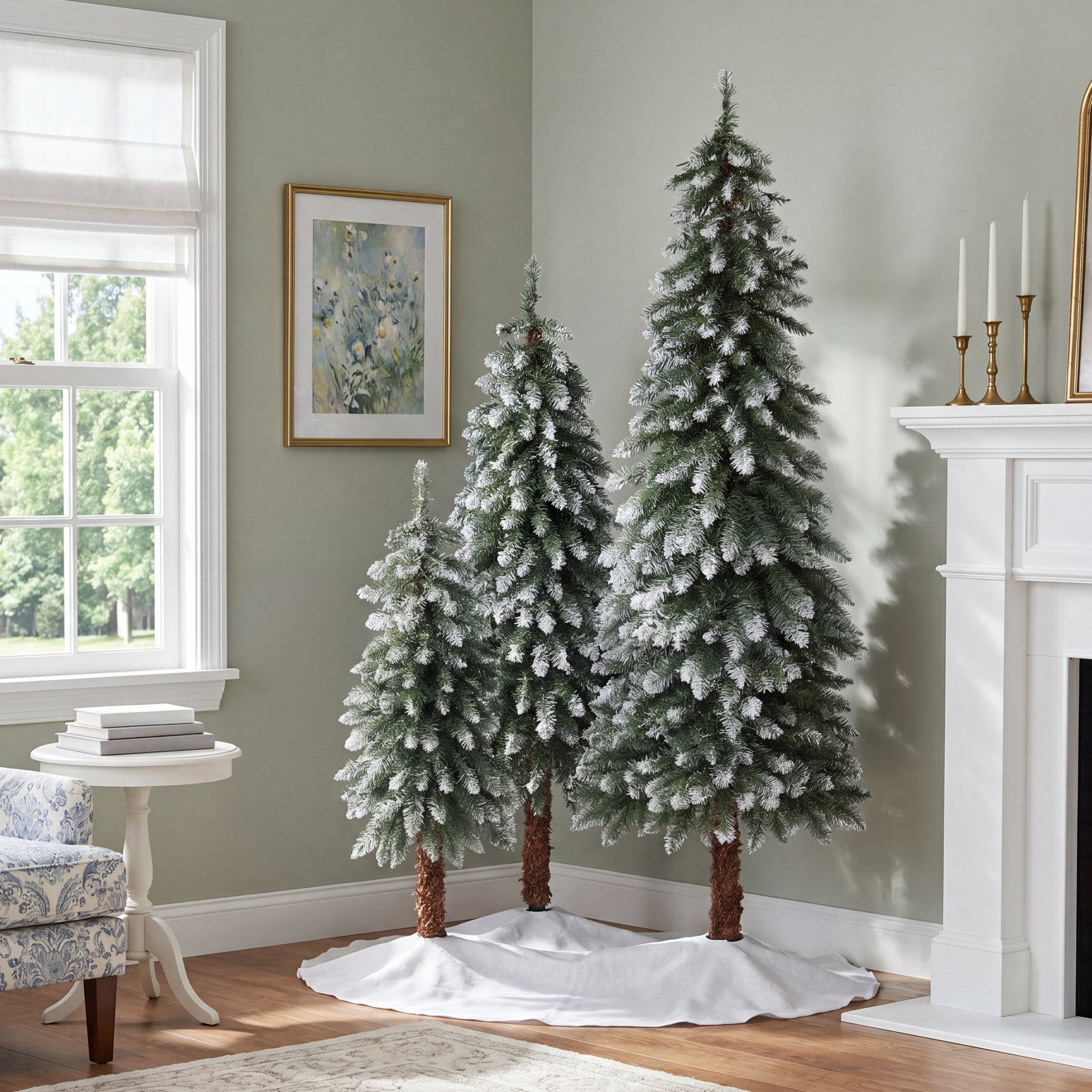 Jacomine Lighted Artificial Christmas Tree