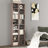 Brenya 8-Tier Thin and Tall Bookshelf with Open Adjustable Shelf-1613249337