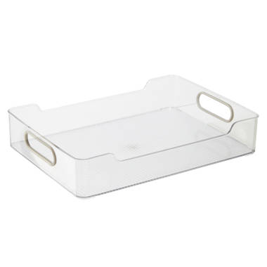 Oggi Clear Drawer Organizer - 3 X 6.25- Ideal for Organizing Kitchen  Drawers, Office, Desk, Silverware, Kitchen Utensils, Cosmetics and Bathrooms